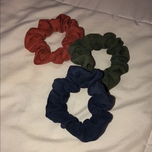 3 pk cloth scrunchies